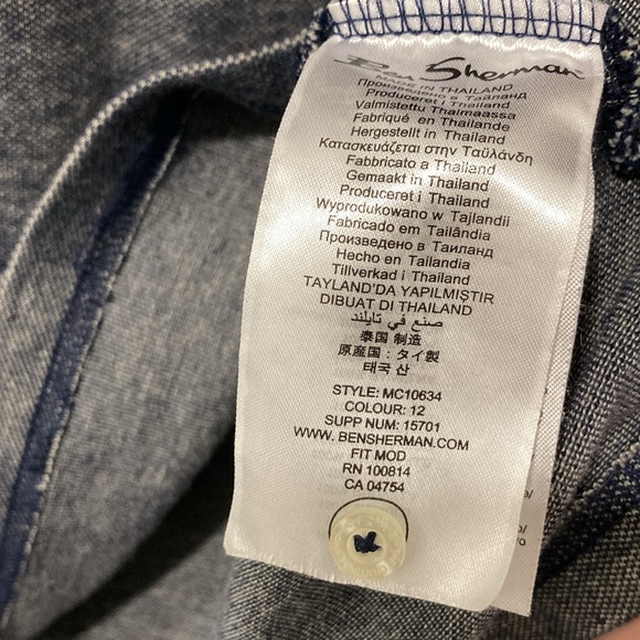 Ben Sherman Heritage Polo Men’s Medium - Picture 6 of 8